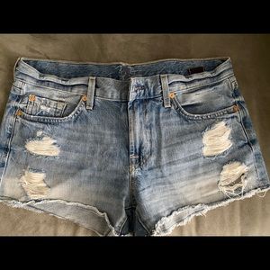 7 for all mankind Jean shorts